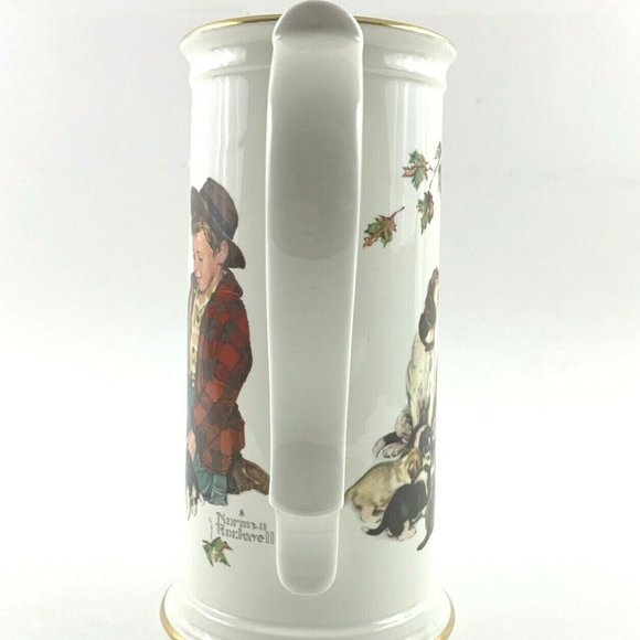 Norman Rockwell, Gorham Limited Edition, "The Pride of Parenthood" Stein. #4156. - Picture 9 of 12